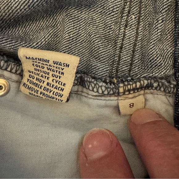 Cabi #640 Women's Jeans Boyfriend Mid Rise Cropped Straight Leg Size 8 - Picture 8 of 8